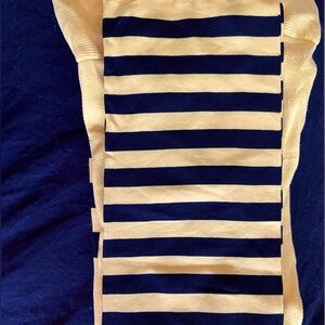 Bright Yellow & Black striped Snag tights, size G